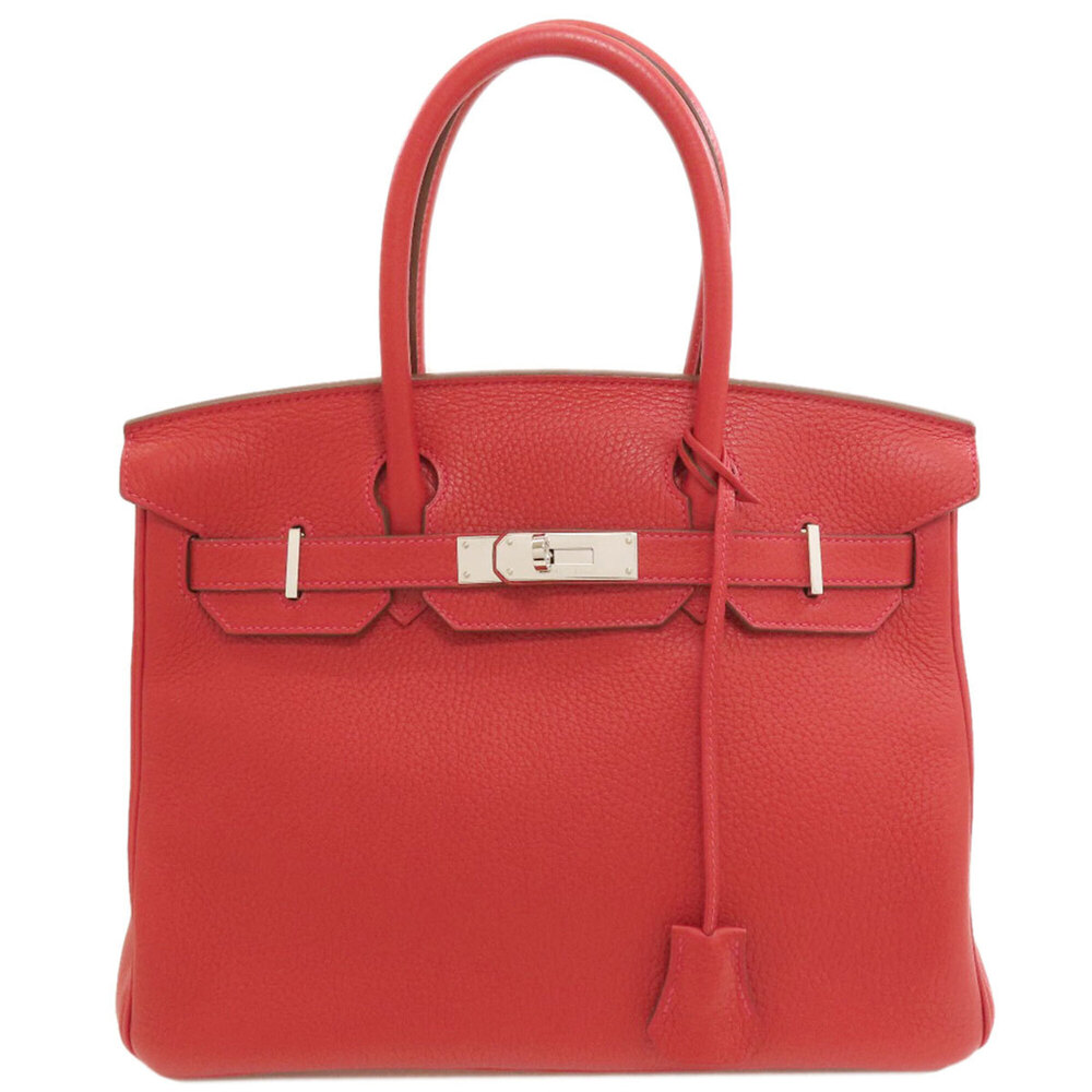 Hermes Birkin 30 Silver Hardware Handbag Taurillon Leather Women's HERMES